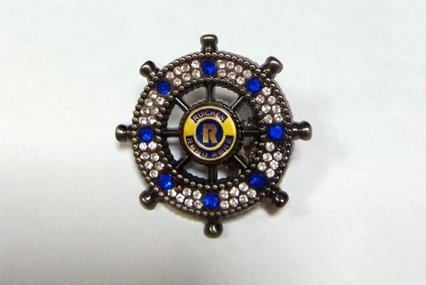 镶钻金属徽章